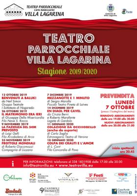 Stagione teatrale 2019 2020 Stagione teatrale 2019 2020