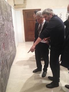 La mostra a palazzo Firmian La mostra a palazzo Firmian